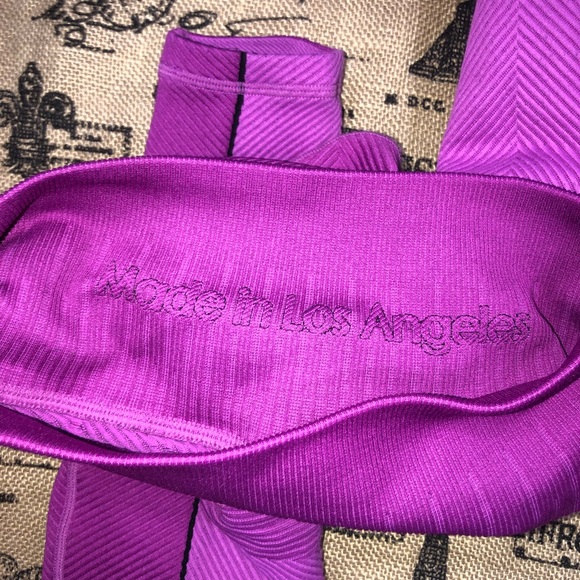 Avocado Karina Long Line Desert Rose High Rise Legging   Size M - Picture 10 of 13